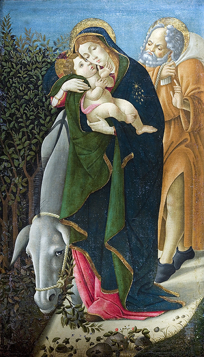 The Flight into Egypt Sandro Botticelli